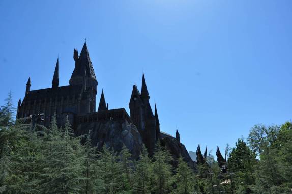 Castelo do Harry Potter no parque da Universal, em Orlando, na Flórida - Estados Unidos